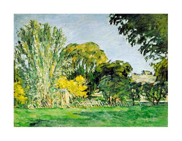 Paul Cezanne Fine Art Open Edition Gicl&eacute;e:"Trees at Jas de Bouffan"