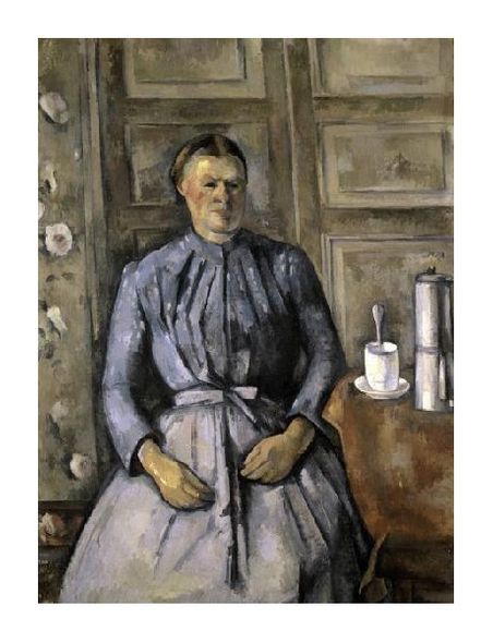 Paul Cezanne Fine Art Open Edition Gicl&eacute;e:"Woman at the Cafeteria"