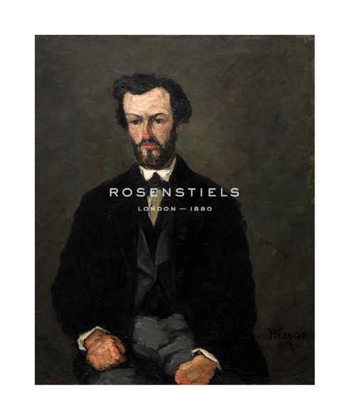 Paul Cezanne Hand Numbered Limited Edition Print on Paper :"Antony Valabrègue, 1866"