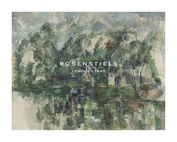Paul Cezanne Hand Numbered Limited Edition Print on Paper :"At the Water's Edge"