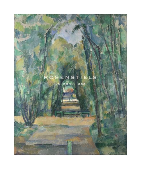 Paul Cezanne Hand Numbered Limited Edition Print on Paper :"Avenue at Chantilly"