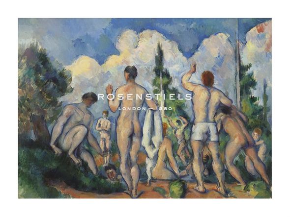 Paul Cezanne Hand Numbered Limited Edition Print on Paper :"Bathers"