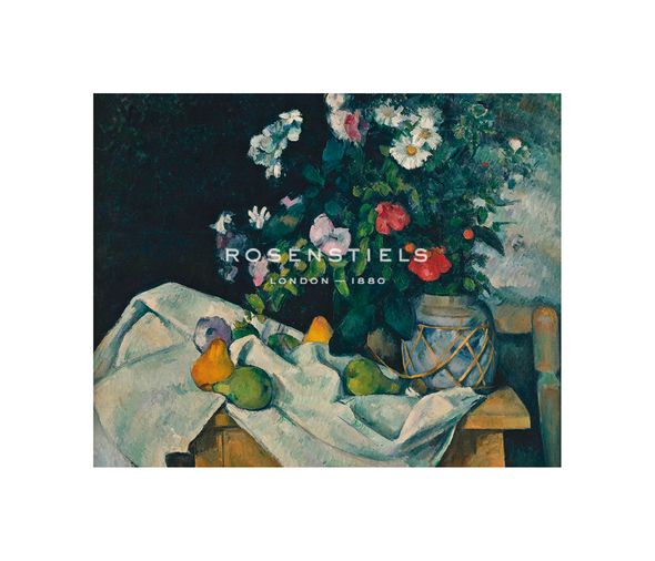Paul Cezanne Hand Numbered Limited Edition Print on Paper :"Fleurs dans un Pot de Gingembre et Fruits"