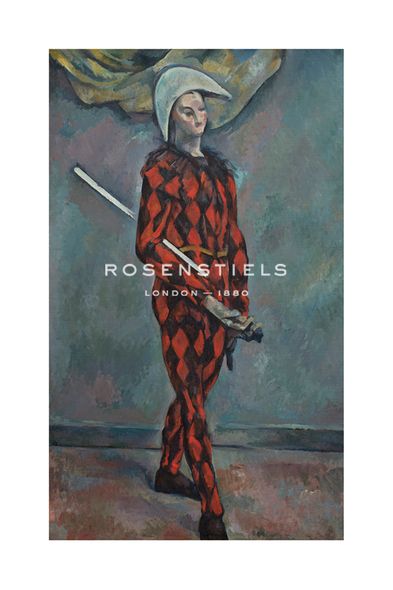 Paul Cezanne Hand Numbered Limited Edition Print on Paper :"Harlequin, 1888-1890"