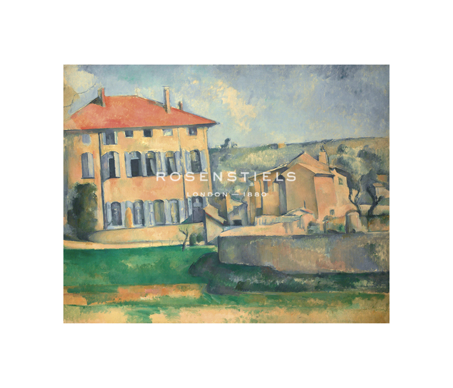 Paul Cezanne Hand Numbered Limited Edition Print on Paper :"House in Aix, 1887"