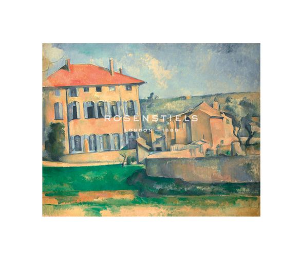 Paul Cezanne Hand Numbered Limited Edition Print on Paper :"House in Aix, 1887"