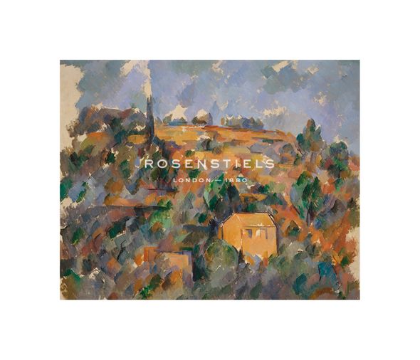 Paul Cezanne Hand Numbered Limited Edition Print on Paper :"House on a Hill, c.1904-1906"