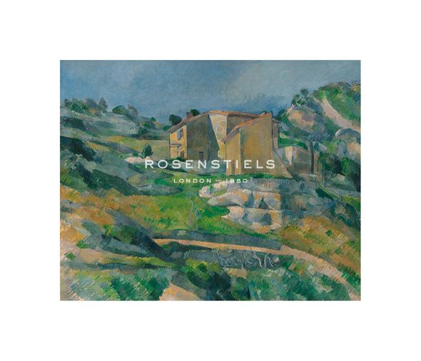 Paul Cezanne Hand Numbered Limited Edition Print on Paper :"Houses in Provence: The Riaux Valley near L'Estaque, c.1883"