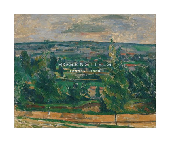 Paul Cezanne Hand Numbered Limited Edition Print on Paper :"Landscape from Jas de Bouffan, c.1879"