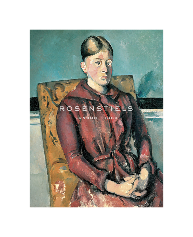 Paul Cezanne Hand Numbered Limited Edition Print on Paper :"Madame Cézanne In A Yellow Chair, 1893"