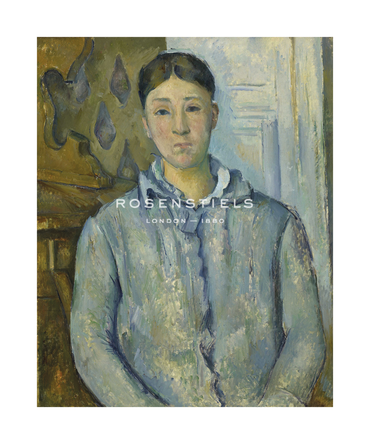 Paul Cezanne Hand Numbered Limited Edition Print on Paper :"Madame Cézanne in Blue, 1885-87"
