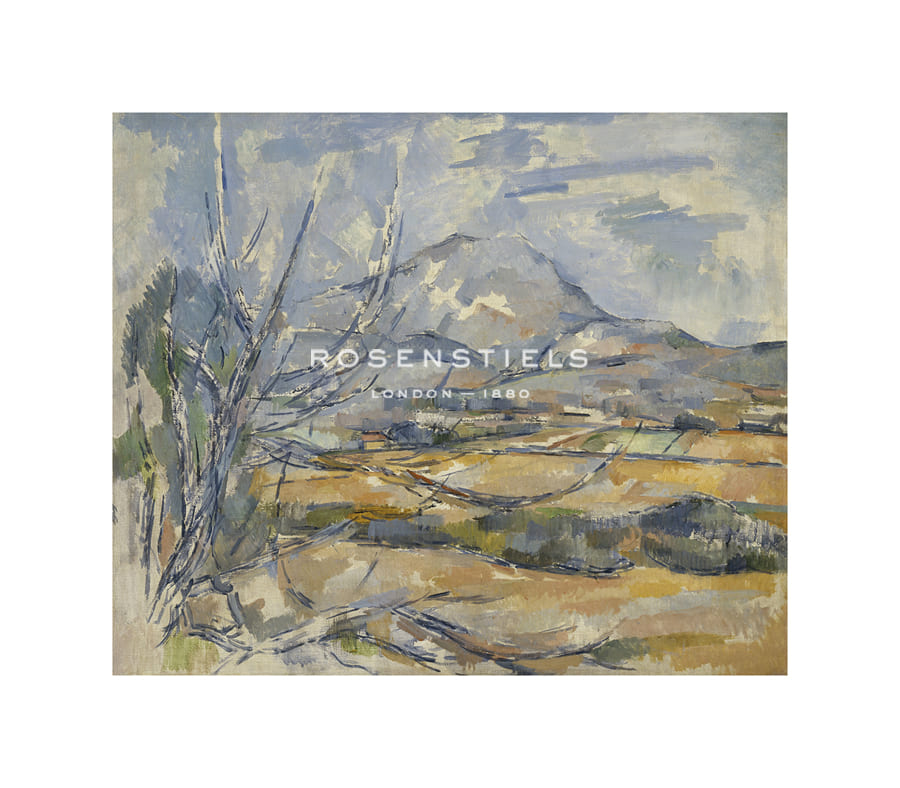 Paul Cezanne Hand Numbered Limited Edition Print on Paper :"Montagne Sainte-Victoire, 1890-1895"
