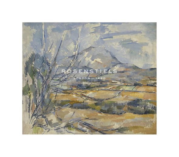 Paul Cezanne Hand Numbered Limited Edition Print on Paper :"Montagne Sainte-Victoire, 1890-1895"