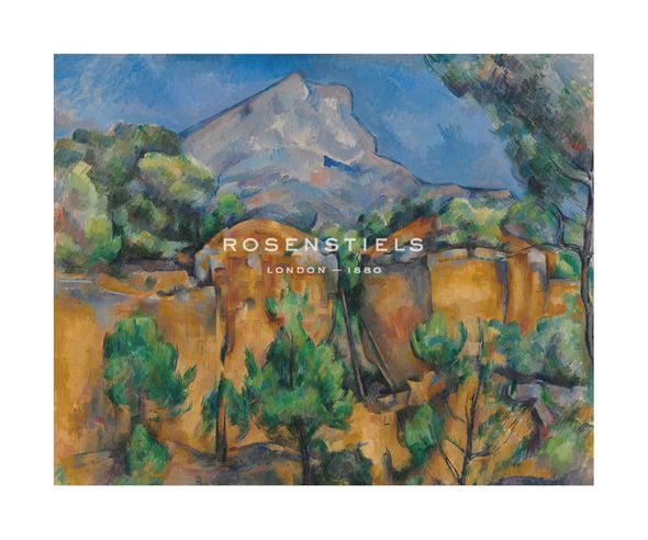 Paul Cezanne Hand Numbered Limited Edition Print on Paper :"Montagne Sainte-Victoire, 1897"