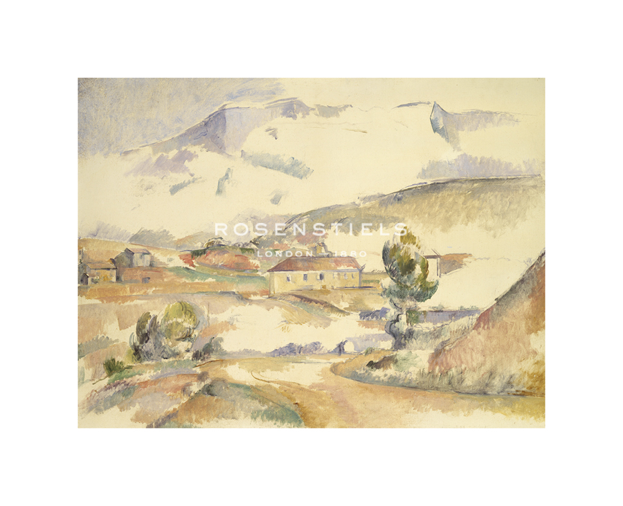 Paul Cezanne Hand Numbered Limited Edition Print on Paper :"Montagne Sainte-Victoire, from near Gardanne, c.1887"