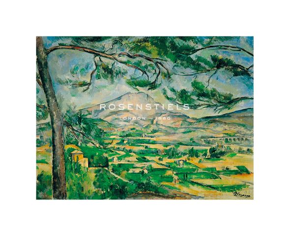 Paul Cezanne Hand Numbered Limited Edition Print on Paper :"Montagne Sainte-Victoire with Large Pine, c.1887"