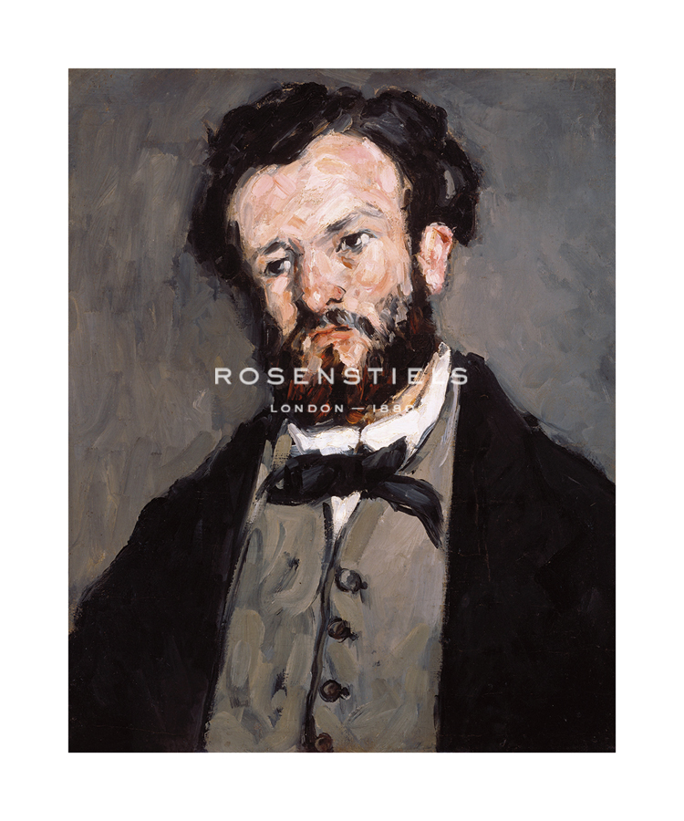 Paul Cezanne Hand Numbered Limited Edition Print on Paper :"Portrait of Anthony Valabrègue, 1869-1871"