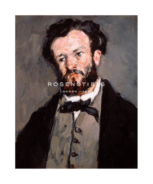 Paul Cezanne Hand Numbered Limited Edition Print on Paper :"Portrait of Anthony Valabrègue, 1869-1871"
