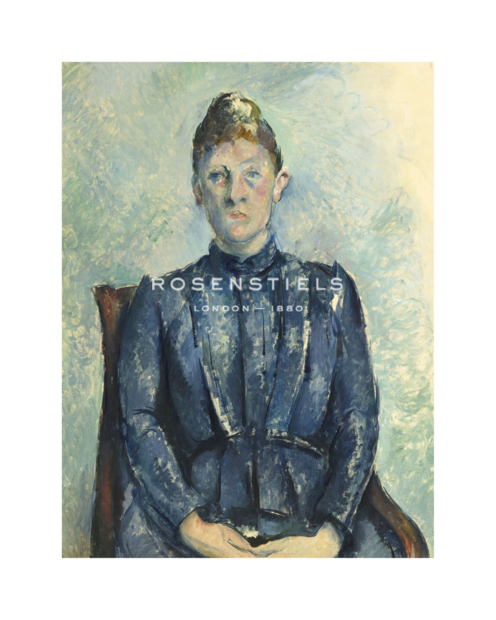 Paul Cezanne Hand Numbered Limited Edition Print on Paper :"Portrait of Madame Cézanne, c.1890"