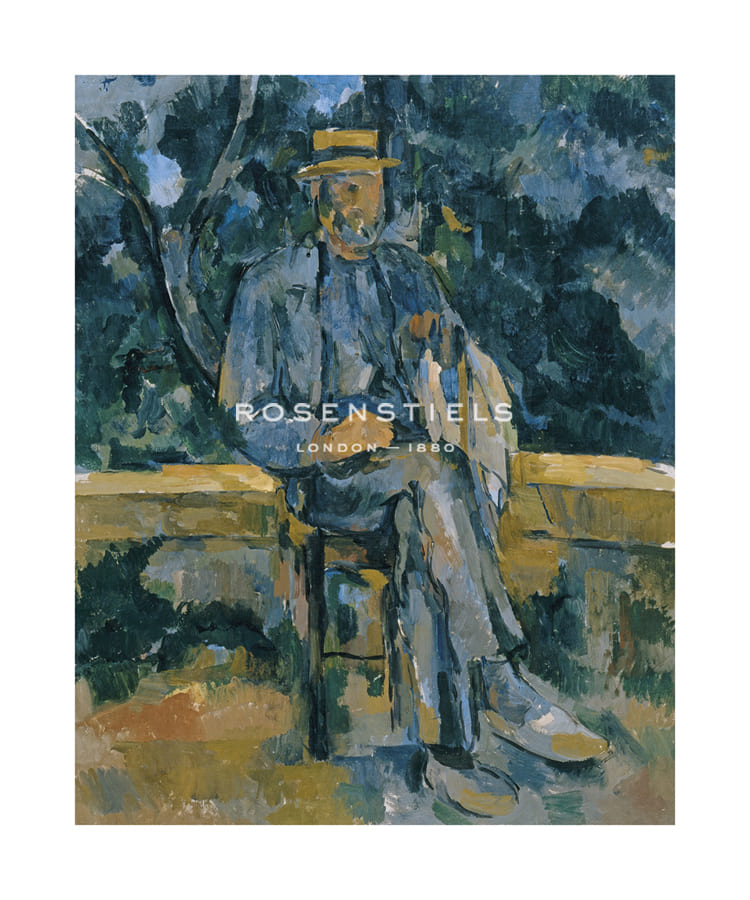 Paul Cezanne Hand Numbered Limited Edition Print on Paper :"Portrait of Peasant, 1905-1906"