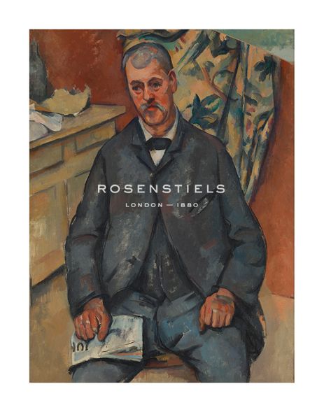 Paul Cezanne Hand Numbered Limited Edition Print on Paper :"Seated Man, 1889-1900"