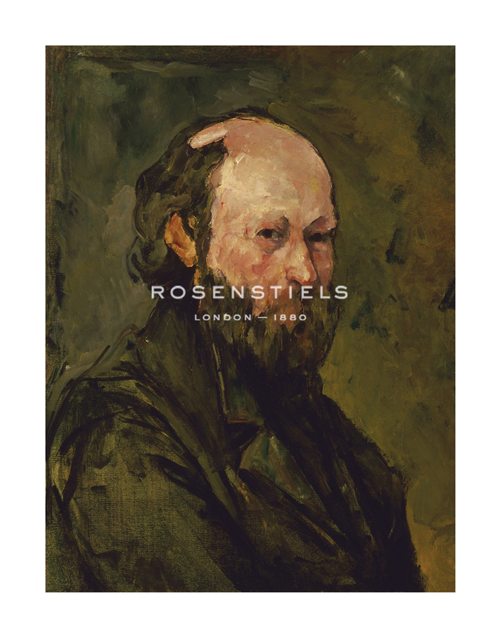 Paul Cezanne Hand Numbered Limited Edition Print on Paper :"Self-Portrait, 1878-1880"