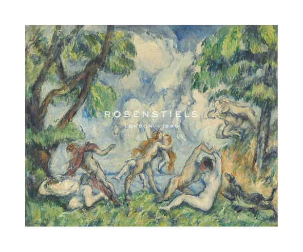 Paul Cezanne Hand Numbered Limited Edition Print on Paper :"The Battle of Love, c.1890"