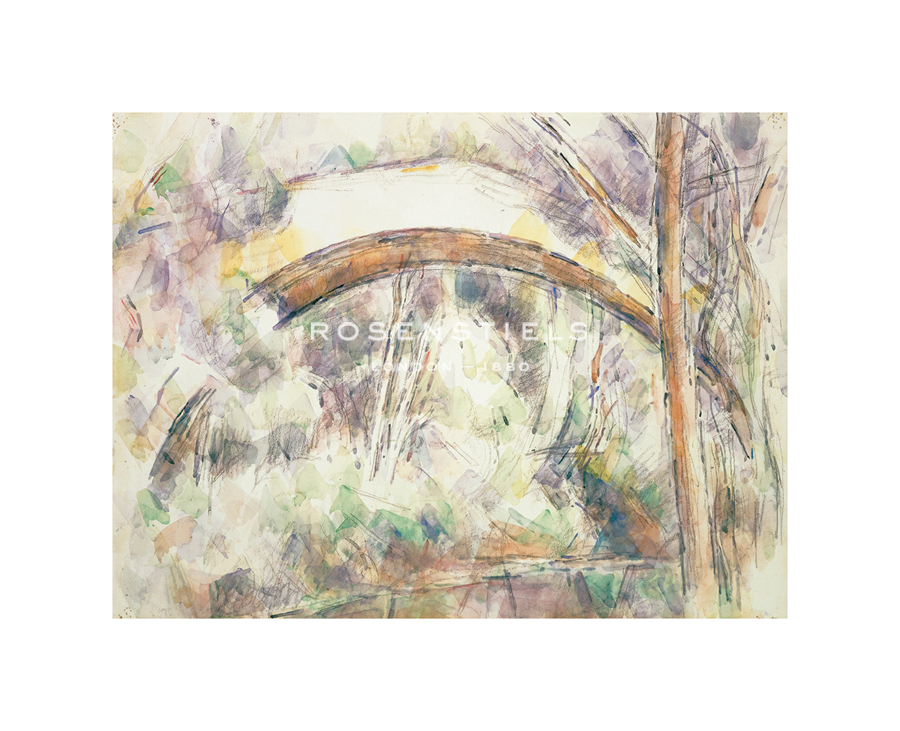 Paul Cezanne Hand Numbered Limited Edition Print on Paper :"The Bridge of Trois-Sautets, c.1906"