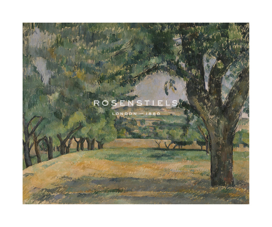 Paul Cezanne Hand Numbered Limited Edition Print on Paper :"The Neighborhood of Jas de Bouffan, 1885-87"