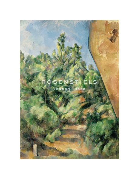 Paul Cezanne Hand Numbered Limited Edition Print on Paper :"The Red Rock, c.1895"