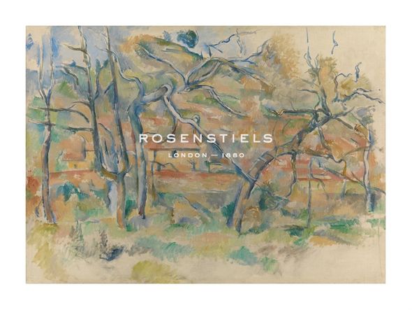 Paul Cezanne Hand Numbered Limited Edition Print on Paper :"Trees and Houses, Provence"