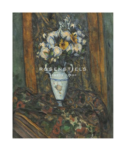 Paul Cezanne Hand Numbered Limited Edition Print on Paper :"Vase of Flowers, 1900-1903"