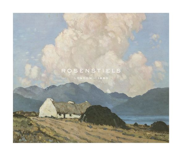 Paul Henry Hand Numbered Limited Edition Print on Paper :"The Roadside Cottage"