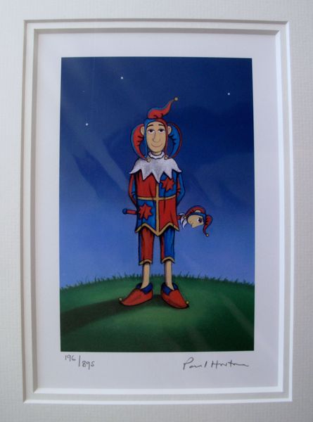 Paul Horton Hand Signed Limited Edition Giclee:"The Jester"