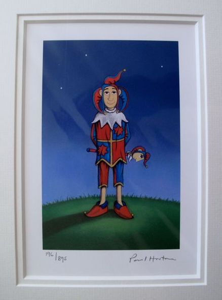 Paul Horton Hand Signed Limited Edition Giclee:"The Jester"