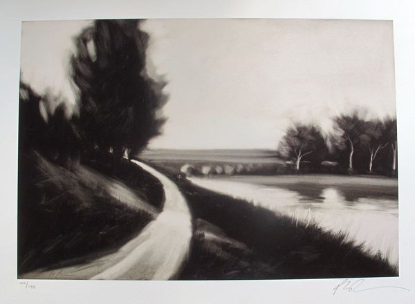Paul Kavanagh Hand Signed Limited Edition Giclee:"Paul Powis En Loire I"