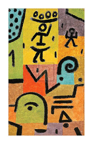 Paul Klee Hand Numbered Limited Edition Print on Paper :"Zitronen"