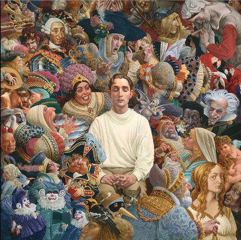 James Christensen 28x28 Gallery Wrap Canvas Giclee:"The Listener" James Christensen 28x28 Gallery Wrap Canvas Giclee:"The Listener"