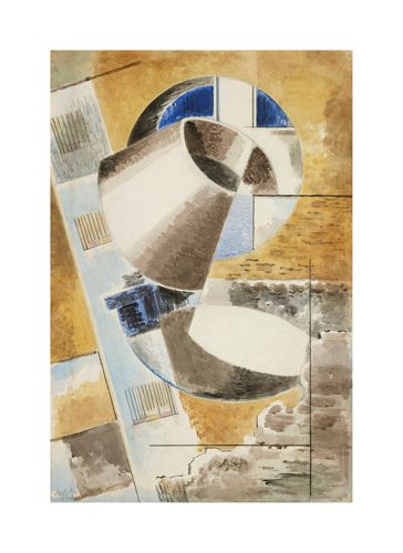 Paul Nash Hand Numbered Limited Edition Print on Paper :"Abstraction (Rotary Objects)"