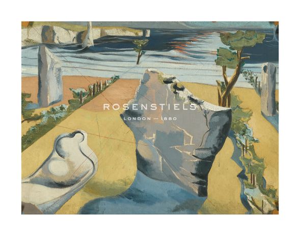 Paul Nash Hand Numbered Limited Edition Print on Paper :"Circle of Monoliths"