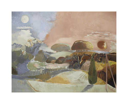 Paul Nash Hand Numbered Limited Edition Print on Paper :"Landscape of the Vernal Equinox, 1943"