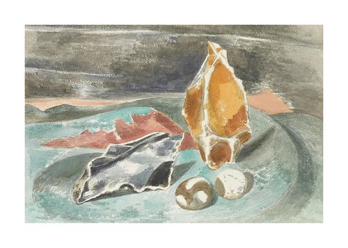 Paul Nash Hand Numbered Limited Edition Print on Paper :"The Nest of Wild Stones"
