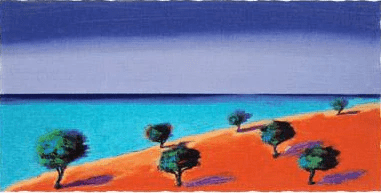 Paul Powis Limited Edition Serigraph on Paper on Paper: "Into the Blue"