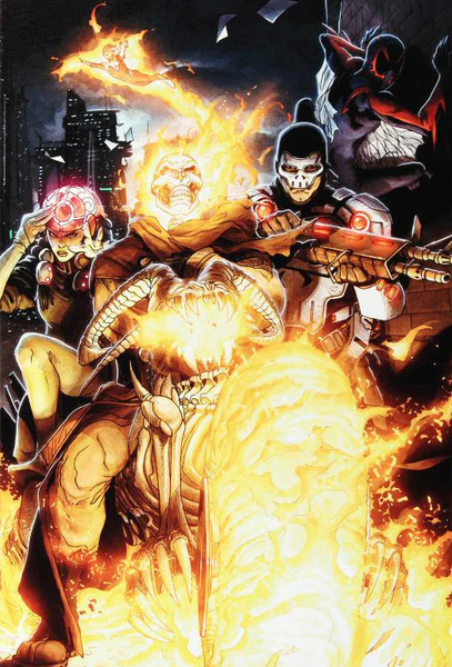 Paul Renaud and Marvel Comics Limited Edition Giclée on Stretched Canvas: "Timestorm 2009/2099 #2"
