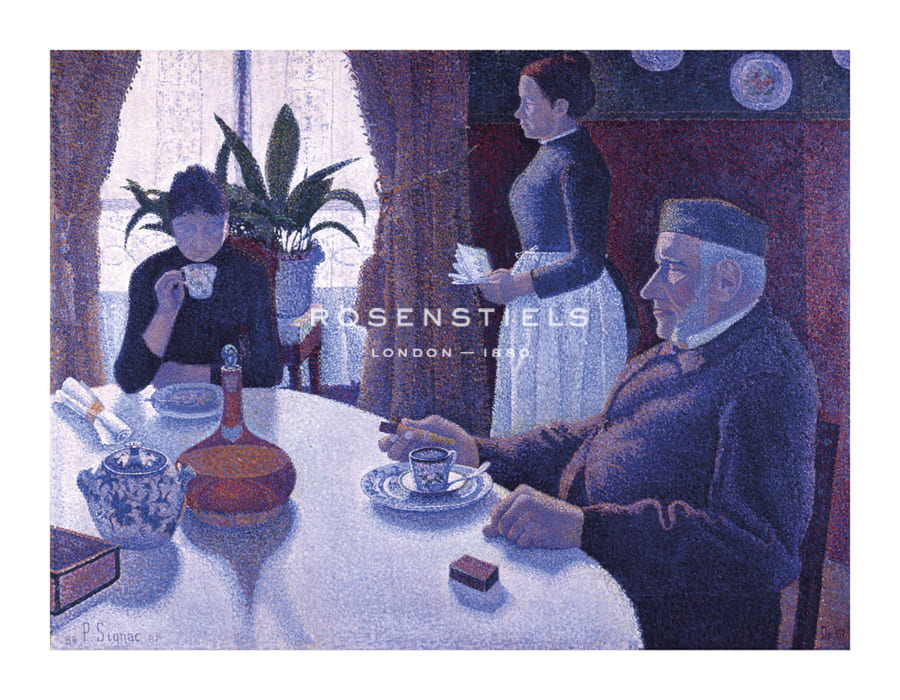 Paul Signac Hand Numbered Limited Edition Print on Paper :"Breakfast"