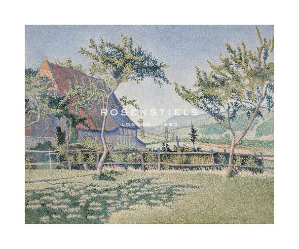 Paul Signac Hand Numbered Limited Edition Print on Paper :"Comblat-le-Chateau, Le Pre, Opus 161"