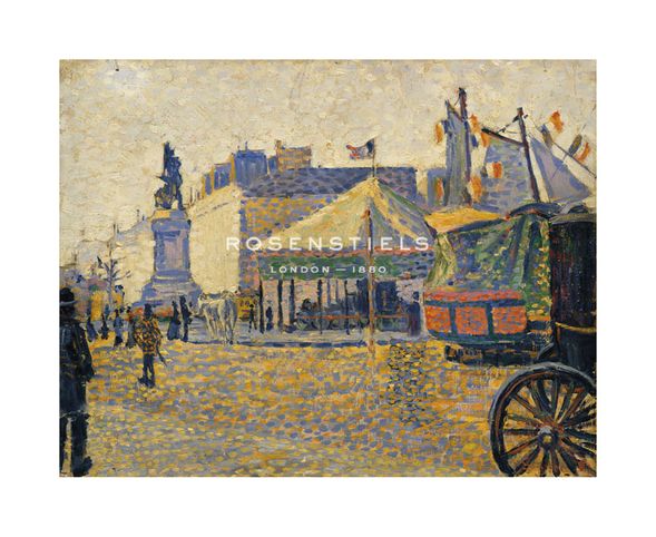 Paul Signac Hand Numbered Limited Edition Print on Paper :"Place Clichy"