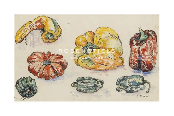 Paul Signac Hand Numbered Limited Edition Print on Paper :"Poivrons et Tomate"
