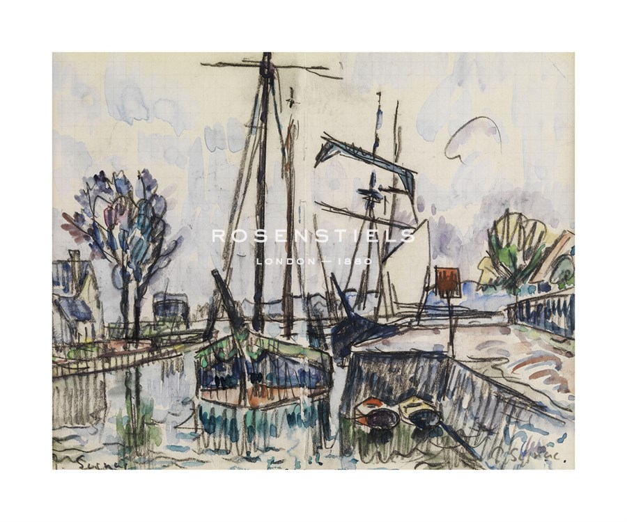 Paul Signac Hand Numbered Limited Edition Print on Paper :"Quimper"