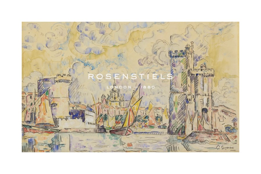 Paul Signac Hand Numbered Limited Edition Print on Paper :"The Port of la Rochelle"